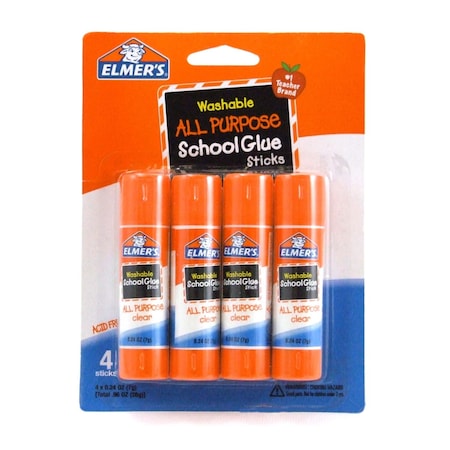 Elmers Elmers Washable School Glue Sticks, All Purpose, PK24 ELME542